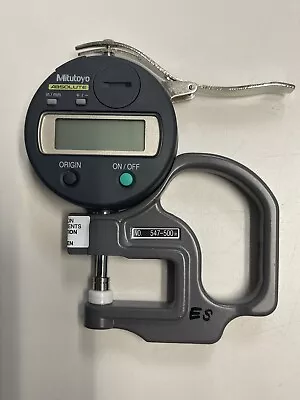 Mitutoyo Absolute 547-500 Digimatic Thickness Gage 547-500 • $120