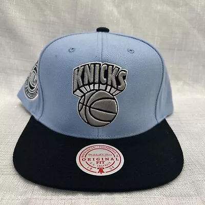 Mitchell & Ness New York Knicks Blue Jean Baby HWC Adjustable Snapback Hat • $26.99