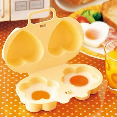 Microwave Poach Egg Poacher Home Kitchen Gadget Cooking Cooker Portable Tool YU • £4.79