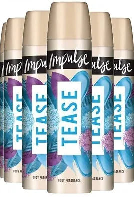 Impulse Tease Body Spray 6 X 75ml • £16.99