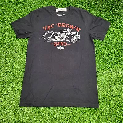 Zac-Brown Band Musical Tribute Shirt Womens M 18x27 Black Black-Out-The-Sun 2016 • $14.80