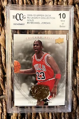 2009-10🔥Upper Deck-Michael Jordan-MJ Legacy Collection Gold-#9 BCCG 10 Bulls🐐 • $9.99