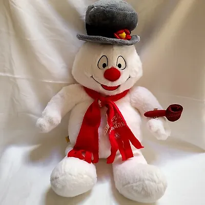 Frosty The Snowman 20  Plush Makes Magical Sound W/ Pipe Build A Bear Christmas • $25
