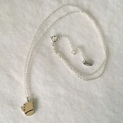 Chamilia Sterling Silver Disney Winnie The Pooh Pendant Necklace • £29.99