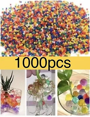 $3.99 • Buy 1000pcs Orbeez Mixed Colours Crystal Water Plant Beads Bio Hydro Gel Ball Garden