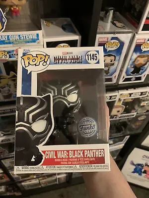 Funko Pop! Marvel Civil War Black Panther 1145 • £8.99