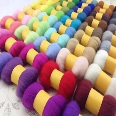 36X DIY Wool Felt Tools Set Accessories Needle Felting Mat Starter 3g • £8.16