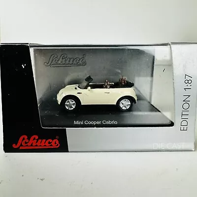 Schuco 1:87 HO Gauge Railway Scale Mini Cooper Cabrio Diecast Car Model • £9.95