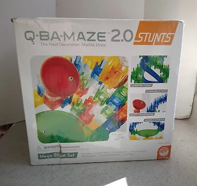 Q-BA-MAZE 2.0 Mega Stunt Set And Spin Stunt Set Lot W/ Extras Build Toy • $22.49