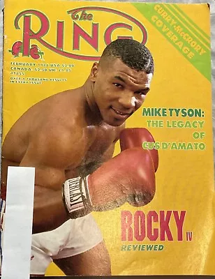 (8) 1986 (87)(88) THE RING Boxing Magazines Lot - Mike Tyson • $300