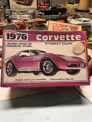 Vintage Model Car Kit 1976 Chevy Corvette Amt ￼ Sealed Box • $33