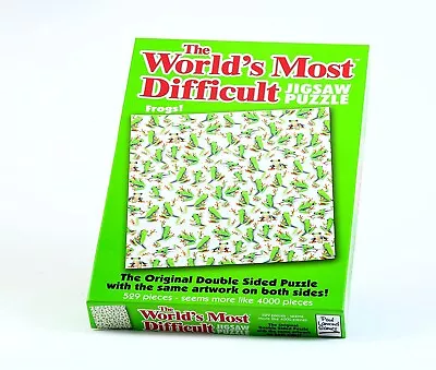 Paul Lamond Games Worlds Most Difficult Jigsaw Puzzle - Frogs 529 Pcs SEALED • $12.95