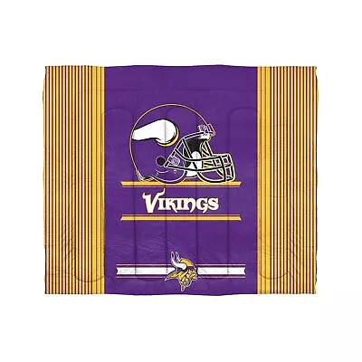 Northwest NFL Unisex-Adult Comforter And Sham Set Minnesota Vikings Tw  Safety • $60.14