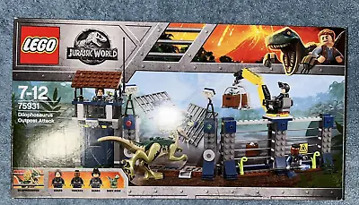 LEGO Jurassic World Dilophosaurus Outpost Attack 75931 NEW SEALED DISCONTINUED • $129.99