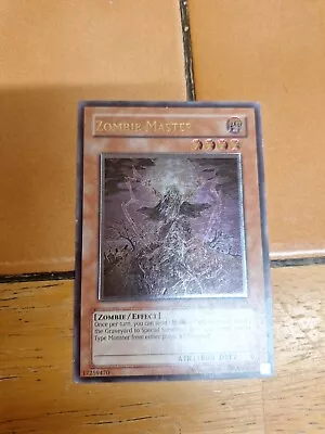 YUGIOH Ultimate Rare Zombie Master TAEV-EN039 Slightly Used • £40