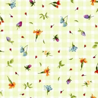 Bloom On! By Maywood Studio - Green Ditsy Floral   #10076-G • $11.95