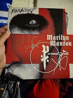 Marilyn Manson Autographed  Personal Jesus  Albulm • $500