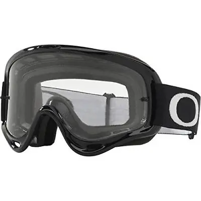 Oakley O Frame MX Adult Off-Road Motorcycle Goggles - Jet Black/Clear • $40