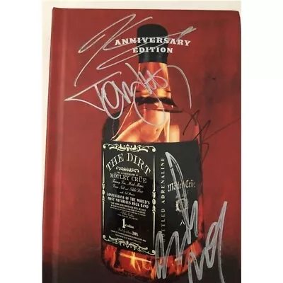 Motley Crue: The Dirt Hardcover Signed By All With Roger Epperson REAL LOA • $1000