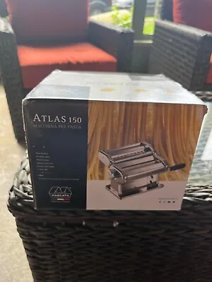 $34 • Buy Marcato Atlasd 150 Pasta Machine - Sky Chrome - New - Made In Italy 