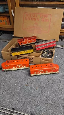 Marx 9500 O Gauge Southern Pacific Diesel Train Set With Original Box • $123.25