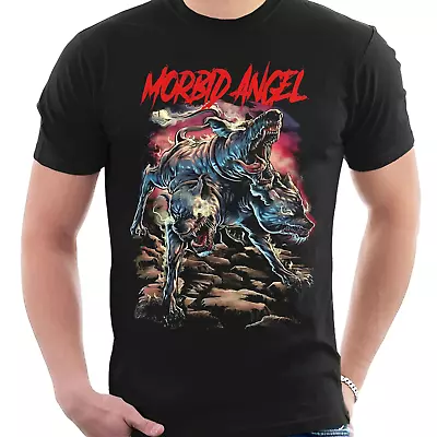 Rare Morbid Angel Band Hip Hop Black S-5XL Shirt K478 • $18.99