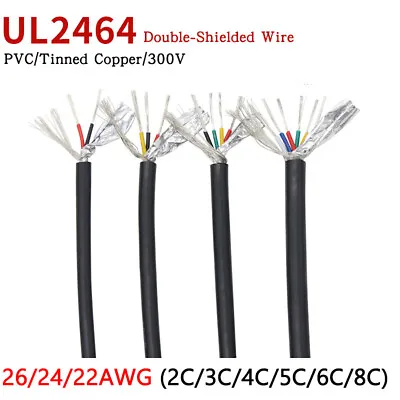 £199.68 • Buy UL2464 26 24 22 AWG Electrical Cable Wire Shielded Control 300V Multi Core