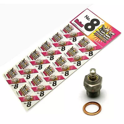 OS Glow Plug No.8 Standard Glow Plug Spark Medium For RC Car Truck Nitro Engine • $8.57