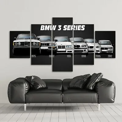 5 Pieces Evolution Bmw 3 M5 7 Canvas Wall Art Legendary Models Posters Decor New • $44.96