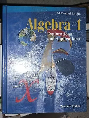 McDougal Littell ALGEBRA 1 Explorations And Applications Teacher's Edition 1998 • $17.99