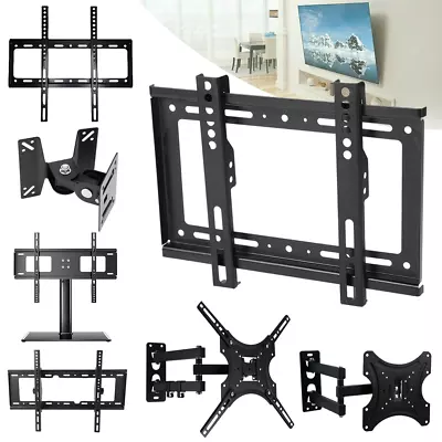 2024 Universal TV Wall Bracket Mount For 14-70 INCH SONY LG Samsung LCD Brackets • £16.99