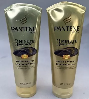 2 Pack- Pantene Pro-V 3 Minute Miracle Deep Conditioner 6 Oz • $26.99