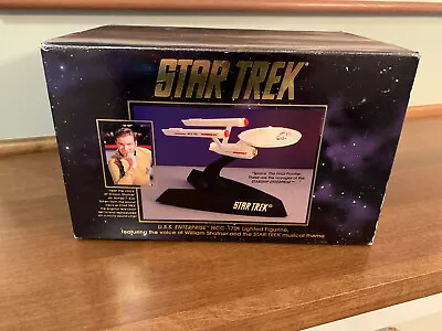 NEW Star Trek 47056 USS Enterprise NCC-1701 Lighted Figurine With Music & Voice  • $69.95