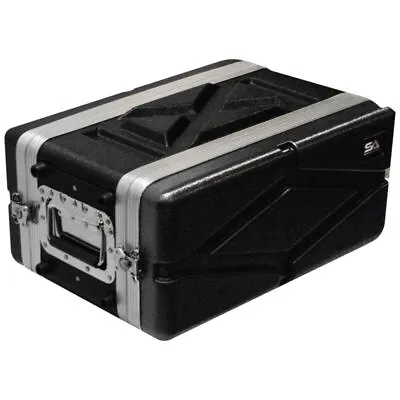 Lightweight 4 Space Compact ABS Rack Case - 4U PA DJ Shallow Rack Case • $150.99