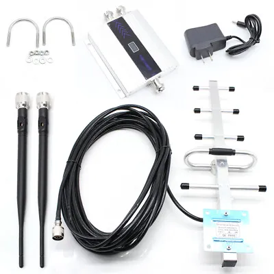 GSM 900MHz Cell Phone Signal Booster 2G 3G 4G LTE Band Mobile Yagi Antenna Kit • $36.10