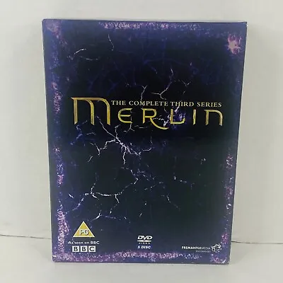 Merlin Complete BBC Series 3 DVD UK Region 2 • $23.23