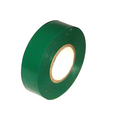 GREEN ELECTRICAL PVC INSULATION TAPE ROLL 18 Mm 20m 1 2 5 10 19 FLAME RETARDENT • £2.10