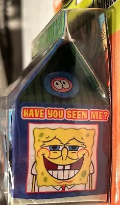 Nickspressions SpongeBob Rare Milk Carton Nickelodeon Vintage 2004 Sealed New • $399