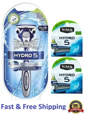 11 Schick Hydro 5 Razor Blades Hydro5 Refill Cartridges Wilkinson Handle Open • $38.99