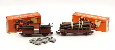 Marklin HO Scale Vintage Freight Cars: 4608 & 4613/Box • $48.88