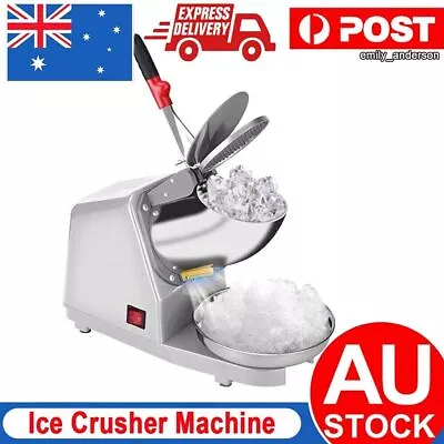 Upgraded Electric Ice Crusher Shaver Snow Cone Maker Commercial Machine 2200r/m • $60.99