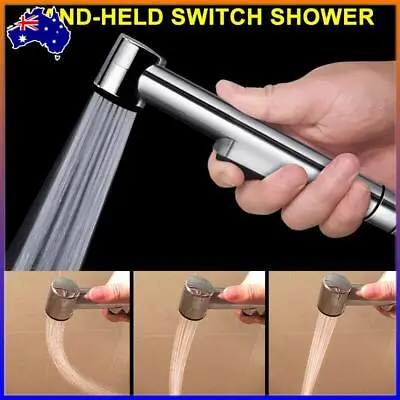 Shower Head Diverter Sprayer Steel Handheld Bidet Douche Toilet Spray Shattaf • $10.06
