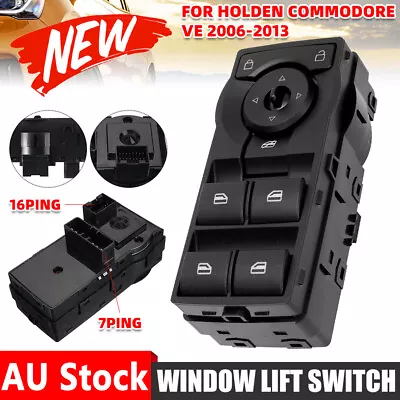 Window Switch For Holden Commodore VE LED Illumination Electric Master Home AU • $26.95