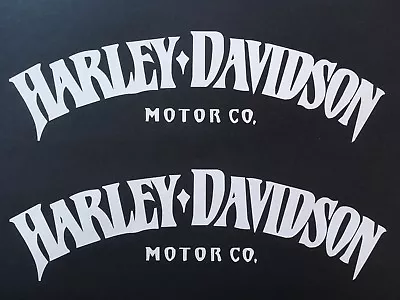 Harley Davidson Stickers Decals (Gloss White) • $25