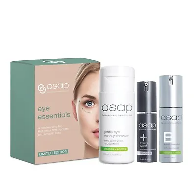 ASAP Eye Essentials Super B Complex Serum Firming Eye Lift Gentle MakeUp Remover • $115.99