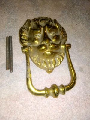 $91.26 • Buy Brass Door Knocker Mephistopheles Devil