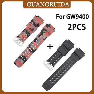 Rubber Watch Band Replacement Men For Casio G Shock GW9400 GW 9400 GW9300 Strap • $18.85