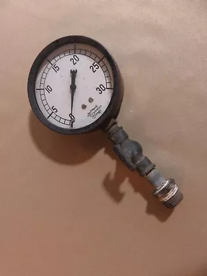 Vintage Jas P Marsh Pressure Gauge-Steampunk 0-30 • $15