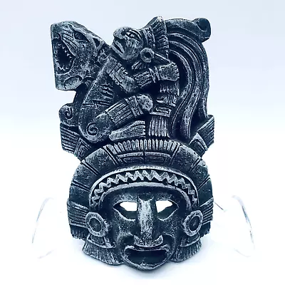 $35 • Buy Mascaron Mayan Esculpture Wall Plaque Aztec Art Sculpture Stone Carving