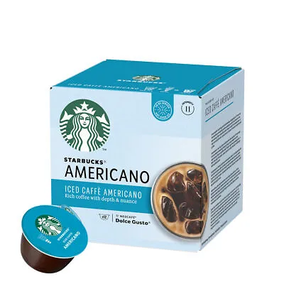 Starbucks Coffee ICED Americano For DOLCE GUSTO Machines NEW -NO BOX-SHIPS FREE • $15.55